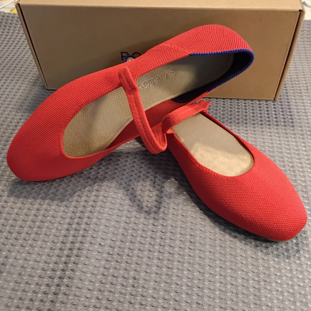 Rothy's Red Women's Shoes "Lollipop Red" - Picture 5 of 6